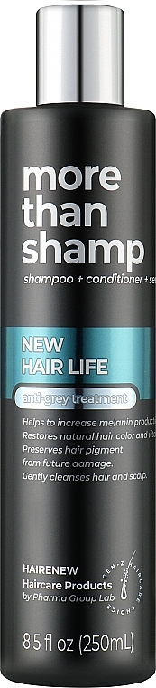 Haarshampoo Ultra-Schutz gegen graues Haar - Hairenew New Hair Life Anti-Grey Shampoo — Bild N1