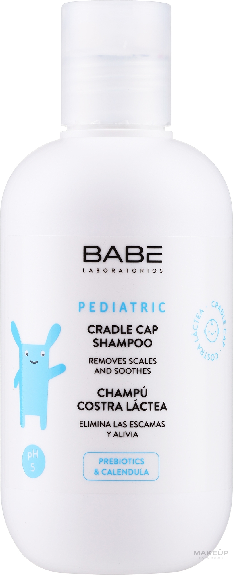 Kindershampoo für trockene Kopfhaut und gegen Seborrhoe - Babe Laboratorios Cradle Cap Shampoo — Bild 200 ml