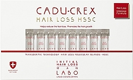 Düfte, Parfümerie und Kosmetik Ampullen gegen mäßigen Haarausfall bei Männern - Labo Cadu-Crex Man Treatment for Initial Hair Loss HSSC