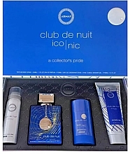 Armaf Club De Nuit Blue Iconic - Set (Parfum/105 ml + Körperspray/50 ml + Deodorant/75 g + Duschgel/100 ml) — Bild N1