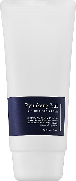 Leichte Sonnencreme mit Hyaluronsäure und Ceramiden - Pyunkang Yul ATO Mild Sun Cream SPF 50+ PA++++