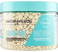 Enthaarungswachs in Granulatform Vanille - Naturaverde Pro Wax Beads Brazilian Depilatory Wax Beads  — Bild N1