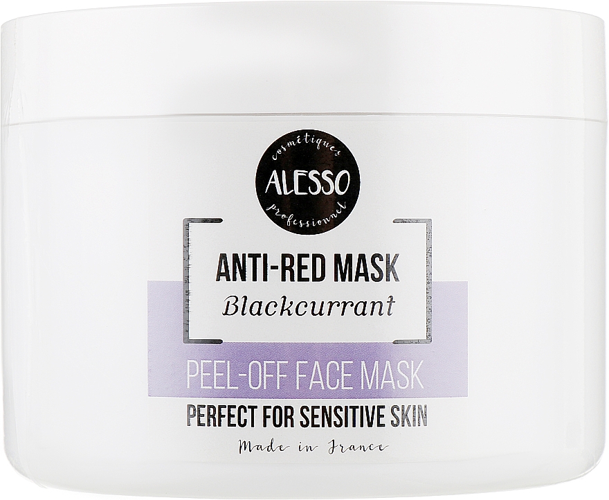 Alginat-Gesichtsmaske mit schwarzer Johannisbeere - Alesso Professionnel Alginate Peel-Off Face Mask — Bild N3