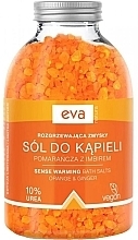 Badesalz Orange und Ingwer mit Harnstoff 10% - Eva Natura Bath Salt 10% Urea  — Bild N1