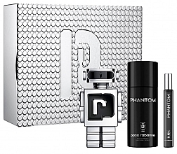 Düfte, Parfümerie und Kosmetik Duftset (Eau de Toilette 100ml + Eau de Toilette 10ml + Deodorant 150ml)  - Paco Rabanne Phantom 