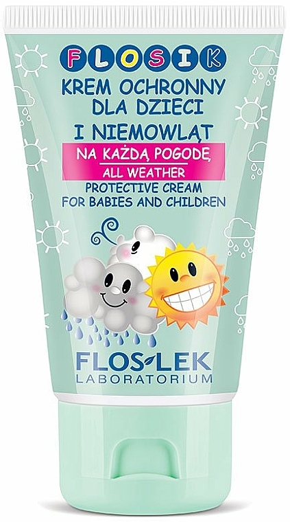 Schützende Creme für Babys und Kinder - Floslek Flosik All Weather Protective Cream — Bild N1