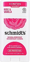 Düfte, Parfümerie und Kosmetik Natürlicher Deostick - Schmidt's Deodorant Rose Vanilla