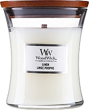 Duftkerze im Glas Linen - WoodWick Hourglass Candle Linen — Bild N2