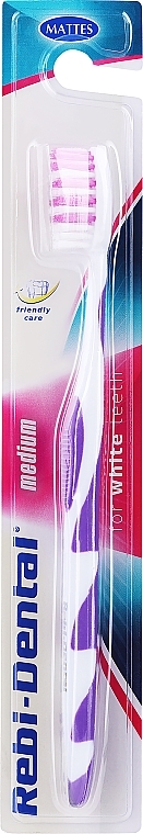 Mattes Rebi-Dental Medium Tothbrush - Zahnbürste Rebi-Dental M57 mittel violett  — Bild N1