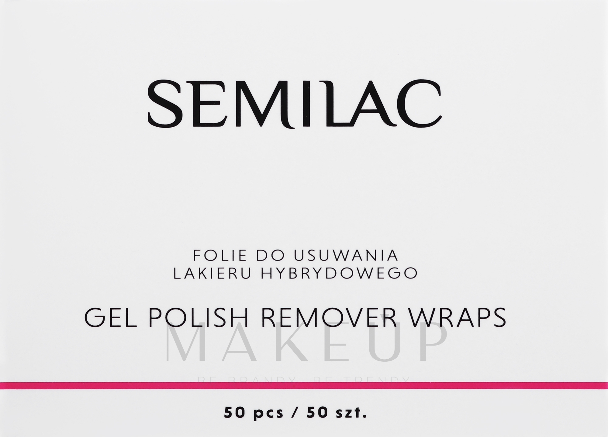 Semilac Remover Wraps - Zelletten zum Entfernen von Hybridlack