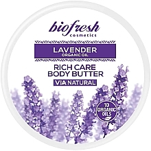 Düfte, Parfümerie und Kosmetik Körperbutter mit Lavendelöl - BioFresh Lavender Organic Oil Rich Care Body Butter 