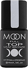 Düfte, Parfümerie und Kosmetik Nagelüberlack - Moon Full Top Leaf Bronze