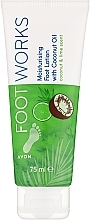 Feuchtigkeitsspendende Fußlotion mit Kokosnussöl - Avon Foot Works Coconut & Lime Moisturising Lotion — Bild N1