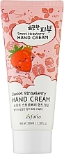 Handcreme mit Erdbeerextrakt - Esfolio Pure Skin Sweet Strawberry Hand Cream  — Bild N1