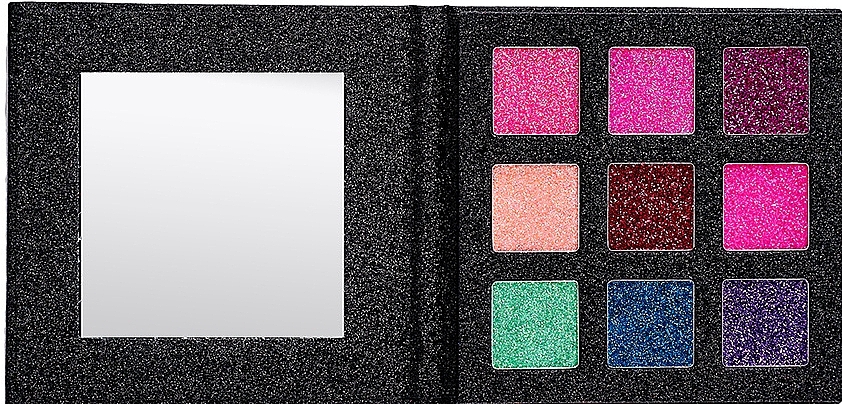 Lidschatten-Palette mit Glitzer 9 Farben - 7 Days Shine, Bombita! Glitter Eyeshadows Palette 9 Colors — Bild N3