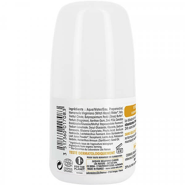 Deo Roll-on für empfindliche Haut mit Sheabutter - So’Bio Etic Shea Butter Deodorant Roll-on — Bild N3