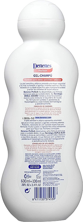 Gel-Shampoo für atopische Haut - Denenes Shower Gel Shampoo Atopic Skin — Bild N4