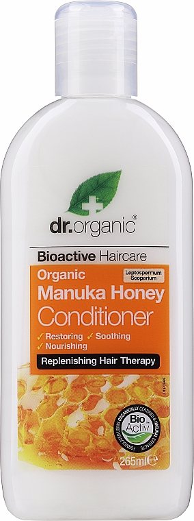 Regenerierende, beruhigende und nährende Bio Haarspülung mit Manuka-Honig - Dr. Organic Bioactive Haircare Organic Manuka Honey Conditioner — Bild N1