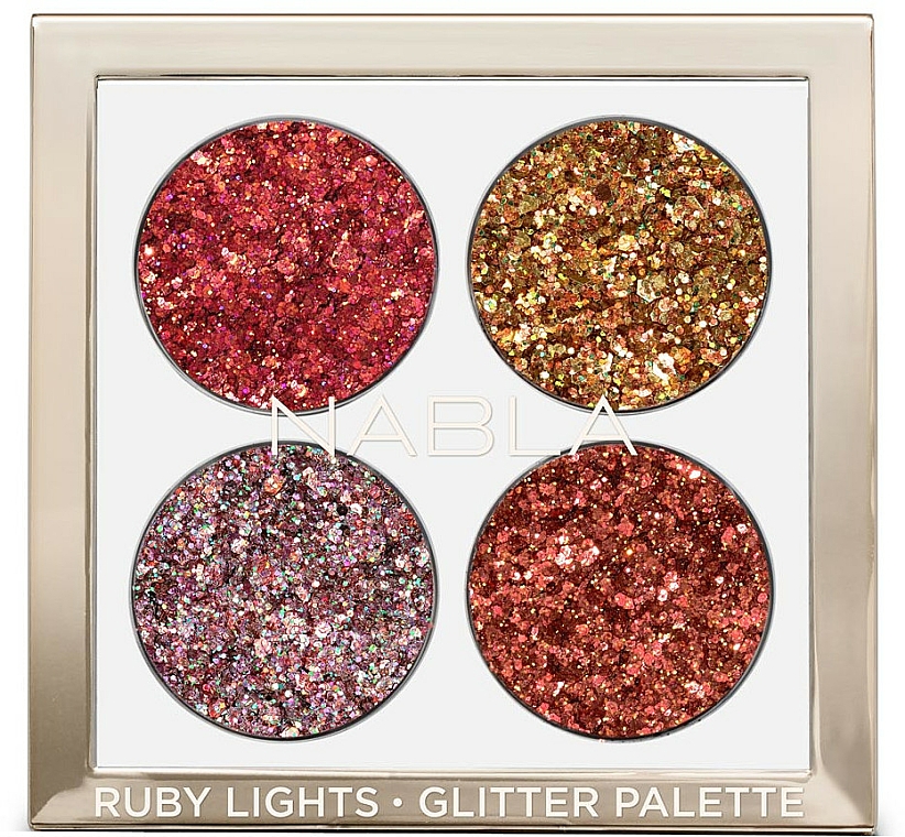 Lidschatten-Palette - Nabla Ruby Lights Collection Glitter Palette — Foto N3