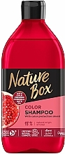 Düfte, Parfümerie und Kosmetik Kräftigendes Shampoo mit Granatapfel-Öl für langanhaltender Farbschutz - Nature Box Pomegranate Oil Shampoo