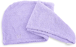 Turban-Handtuch für das Haar lila - MAKEUP — Bild N3