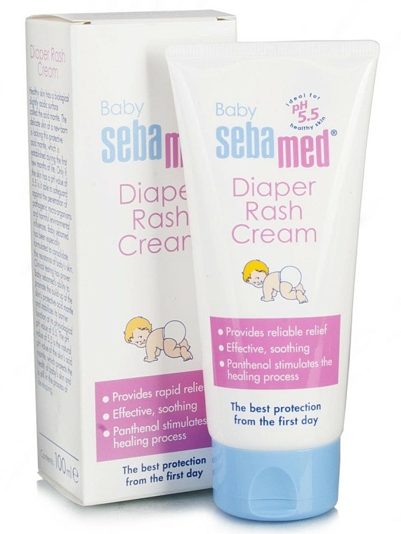 Windelcreme gegen Irritationen - Sebamed Baby Rash Cream — Bild N1