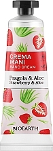 Handcreme Erdbeere und Aloe - Bioearth Family Strawberry & Aloe Hand Cream — Bild N1