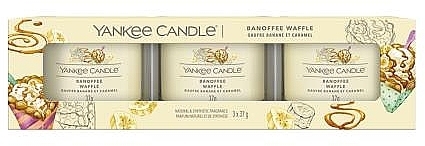 Set - Yankee Candle Singnature Banoffee Waffle (3xcandle/37g) — Bild N1