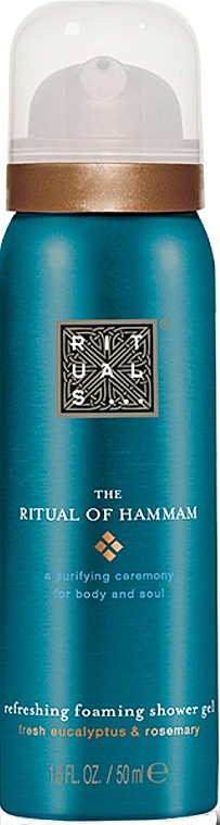 Duschschaum mit frischem Eukalyptus und Rosmarin - Rituals The Ritual of Hammam Foaming Shower Gel — Bild N1