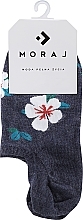 Düfte, Parfümerie und Kosmetik Damen-Baumwollsocken mit Blumen blau - Moraj