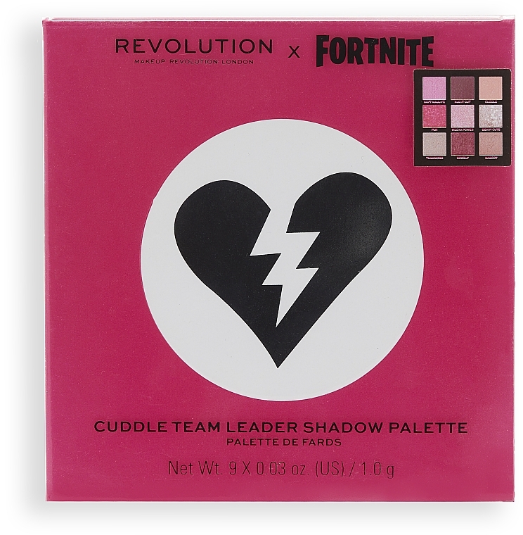Lidschatten-Palette - Makeup Revolution X Fortnite Cuddle Team Leader 9 Pan Shadow Palette — Bild N6