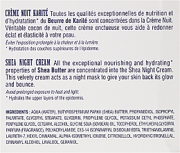 Pflegende und feuchtigkeitsspendende Nachtcreme mit Sheabutter - Institut Karite Shea Night Cream — Bild N3