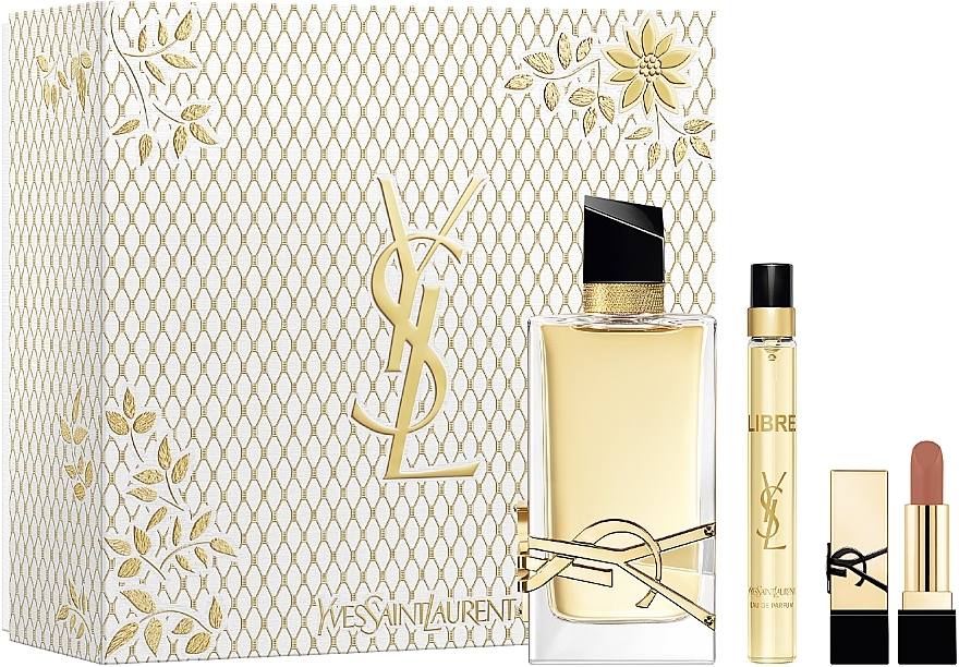 Yves Saint Laurent Libre - Set (Eau de Parfum/90 ml + Eau de Parfum/10 ml+ Lippenstift/1,6 g) — Bild N1