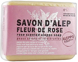 Düfte, Parfümerie und Kosmetik Pflegende Aleppo-Seife mit Rosenduft für trockene Gesichts- und Körperhaut - Tade Aleppo Rose Flower Scented Soap