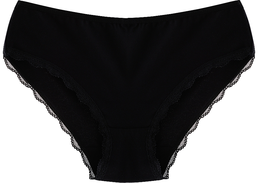 Damen Boxer mit Spitze BDM500-036 schwarz - Moraj — Bild N1