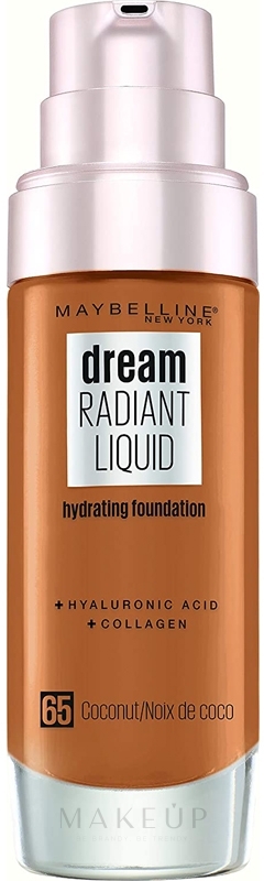 Feuchtigkeitsspendende Foundation - Maybelline New York Dream Radiant Liquid Hydrating Foundation — Bild 65 - Coconut