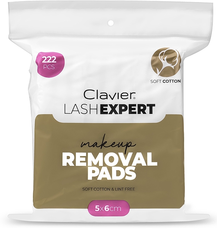 Kosmetische Wattepads 222 St. - Clavier Lash Expert Removal Pads — Bild N1
