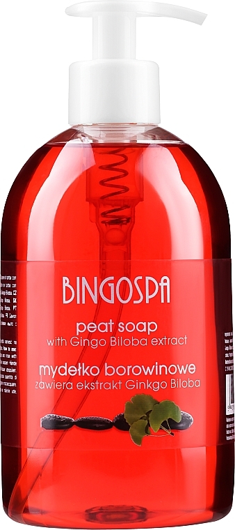 Flüssige Torfseife mit Ginkgo Biloba Extrakt - BingoSpa mud Soap
