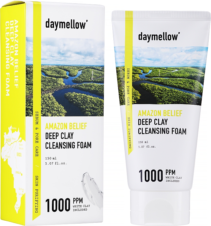 Tiefenreinigungsschaum mit Tonerde - Daymellow Amazon Belief Deep Clay Cleansing Foam — Bild N1