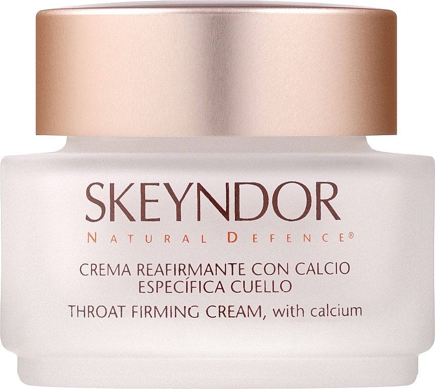 Straffende Hals- und Dekollete-Creme mit Kalzium - Skeyndor Natural Defence Throat Firming Cream With Calcium — Bild N1