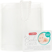Düfte, Parfümerie und Kosmetik Waschlappen-Massageband aus Kunststoff in einer Box weiß - Titania