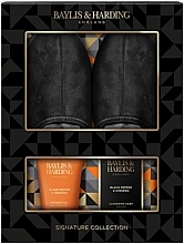 Set - Baylis & Harding Black Pepper & Ginseng Luxury Slipper Gift Set (sh/gel/140ml + soap/100g + slippers/2pcs) — Bild N1