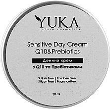 Tagescreme für das Gesicht mit Q10 und Präbiotika - Yuka Sensitive Day Cream Q10 Prebiotics — Bild N1