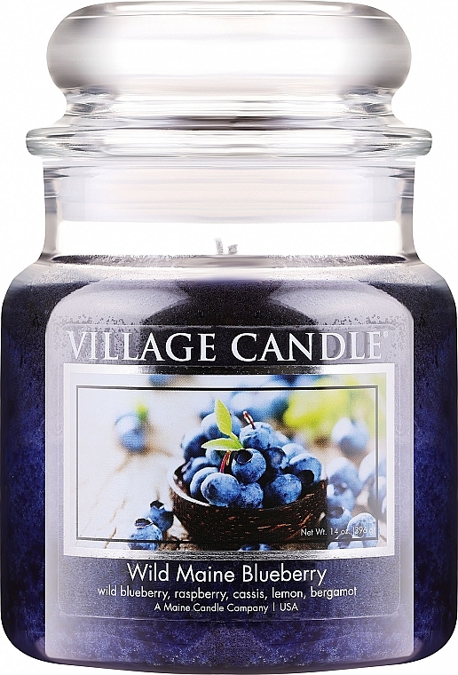 Duftkerze im Glas - Village Candle Wild Maine Blueberry — Bild N2