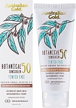 Wasserfeste BB Sonnenschutzcreme SPF 50 - Australian Gold Botanical Sunscreen Tinted Face BB Cream SPF 50 — Bild N2