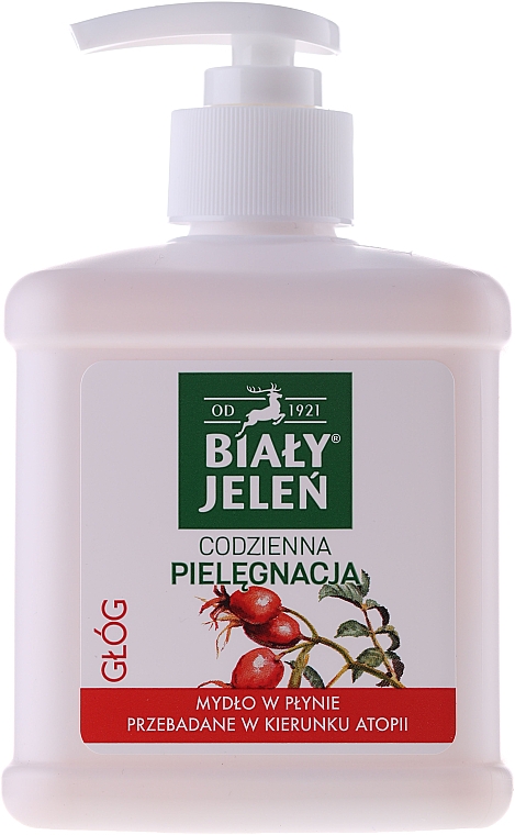 Hypoallergene Flüssigseife mit Weißdornextrakt - Bialy Jelen Hypoallergenic Premium Soap Extract Hawthorn — Bild N5