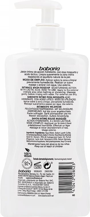 Gel für die Intimhygiene mit Hagebutten - Babaria Rosa Mosqueta Intimate — Bild N22