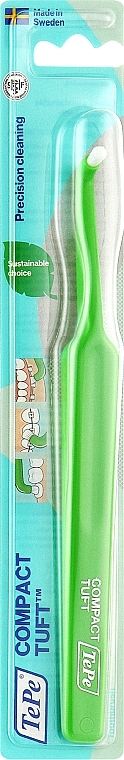 Einbüschelbürste hellgrün - TePe Tuft Toothbrush — Bild N1