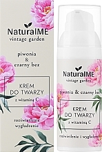 Gesichtscreme mit Vitamin C - NaturalME Vintage Garden Peony & Elderberry Brightening & Smoothing Cream With Vitamin C	 — Bild N2