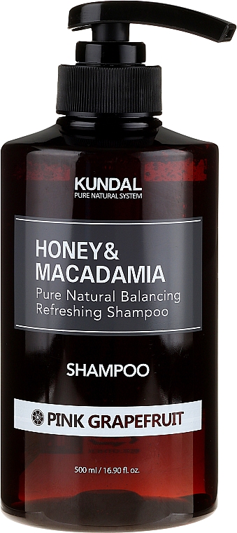 Erfrischendes Shampoo mit rosa Grapefruit - Kundal Honey & Macadamia Pink Grapefruit Shampoo — Bild N3
